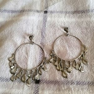 Kendra Scott pewter Natasha earrings